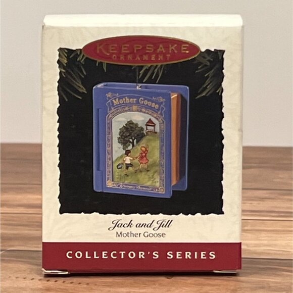 1995 HALLMARK KEEPSAKE ORNAMENT QX5099 JACK AND JILL MOTHER GOOSE NURSERY RHYME - Picture 2 of 10